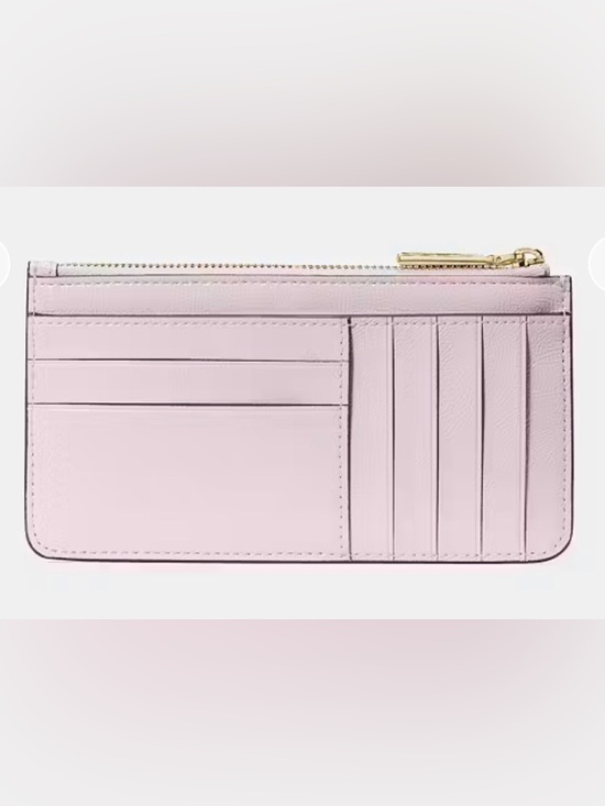 kate spade Bridget Crinkle Patent Large Slim Card Holder - Picture 2 of 3